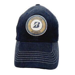 Covington Georgia Bridgestone Golf Men's Baseball Cap Hat Blue Mesh Strapback